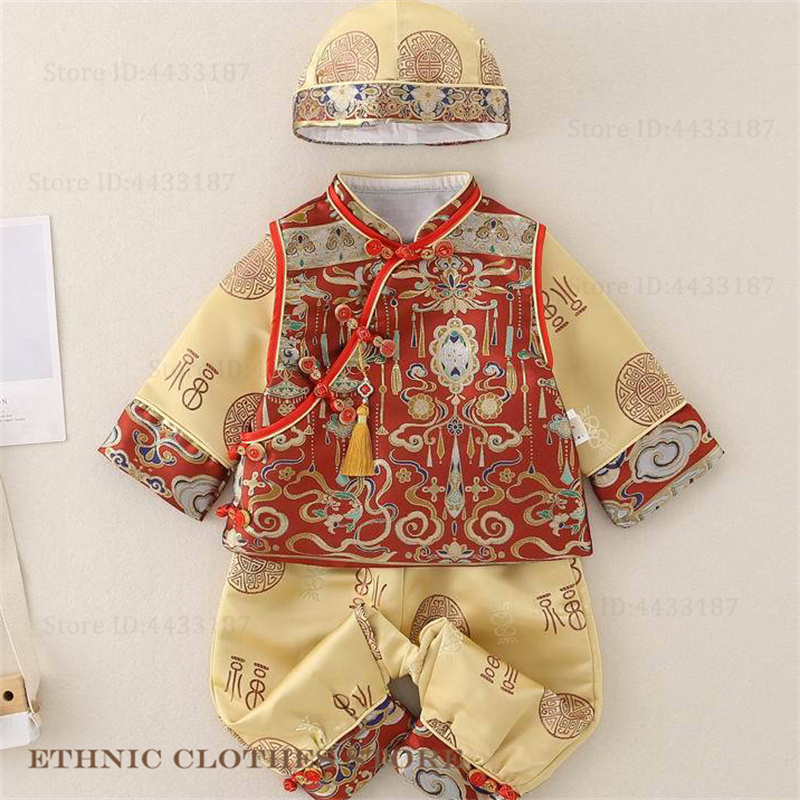 Baby Clothing Sets Boy - Chinese Babys One-Year-Old Tang Suit Costume