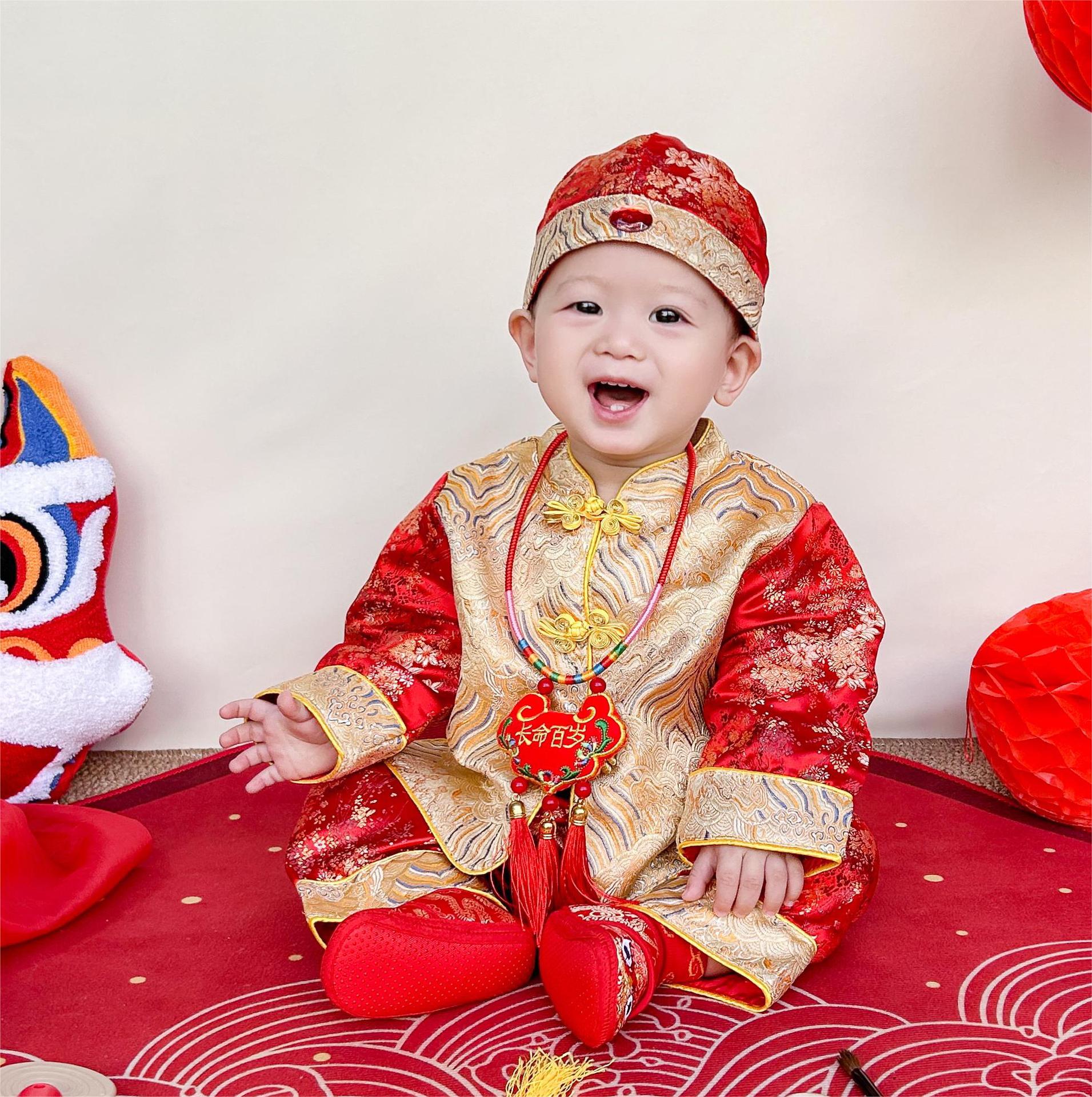 Baby Clothing Sets Boy - Baby Kids Tang Suit Chinese Traditional