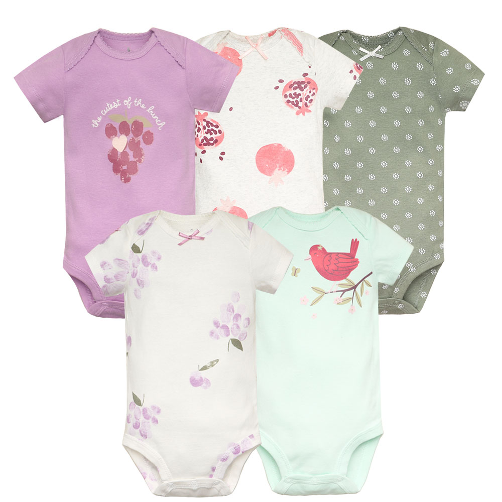 5pcs/lot Baby Bodysuit Fashion - Baby Clothing Gender Neutral avaliação e preço