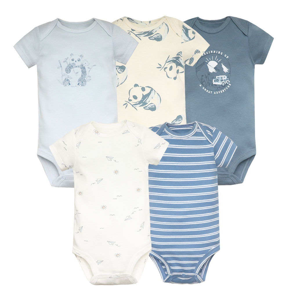 5pcs/lot Baby Bodysuit Fashion - Baby Clothing Gender Neutral avaliação e preço