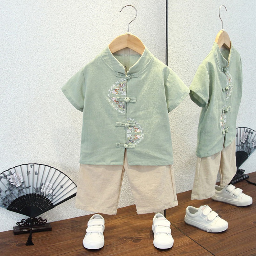 Boys' Hanfu Baby Ethnic Style  - Baby Clothing Sets Boy avaliação e preço