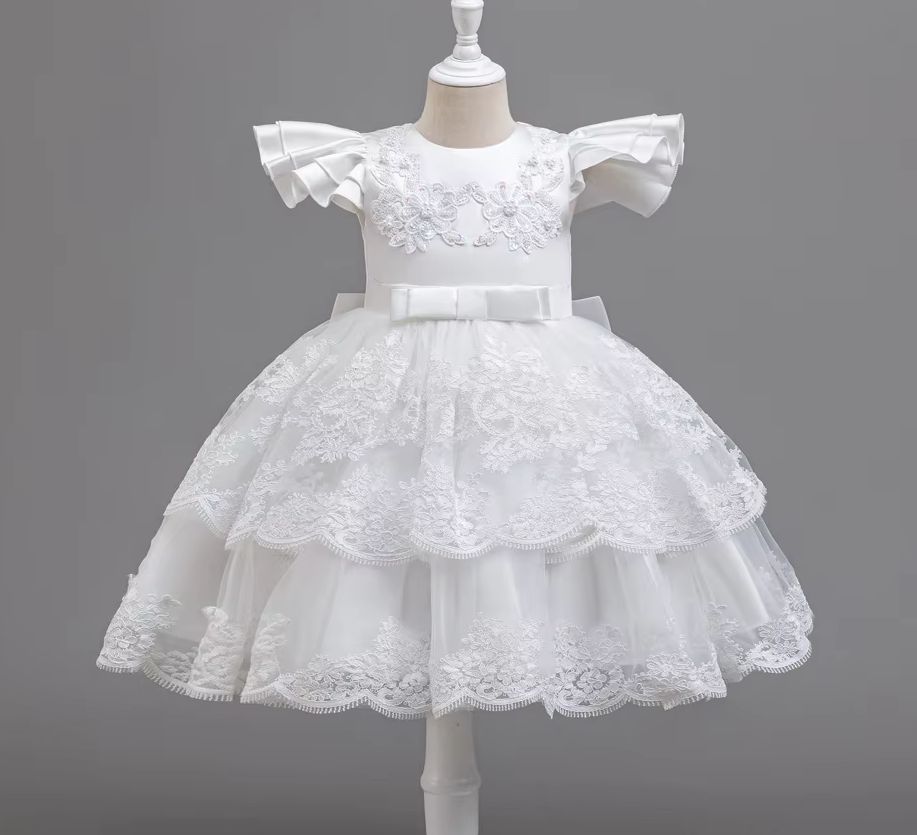 Girl Party Dress Embroidery Ch - Baby Clothing For Girls avaliação e preço