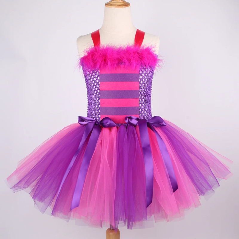 Cartoon Magic Striped Cheshire - Baby Tutu Skirt avaliação e preço