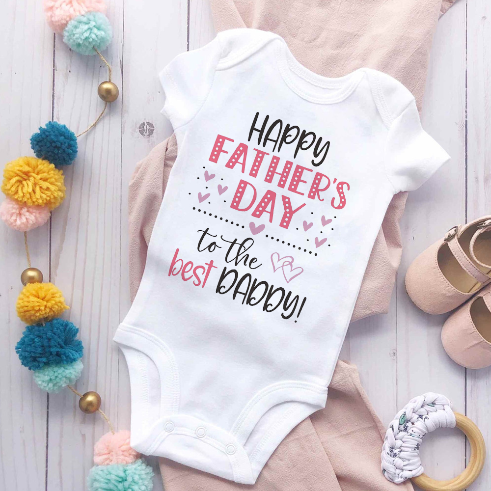Happy Father's Day To Best Dad - Baby Clothing Gender Neutral avaliação e preço