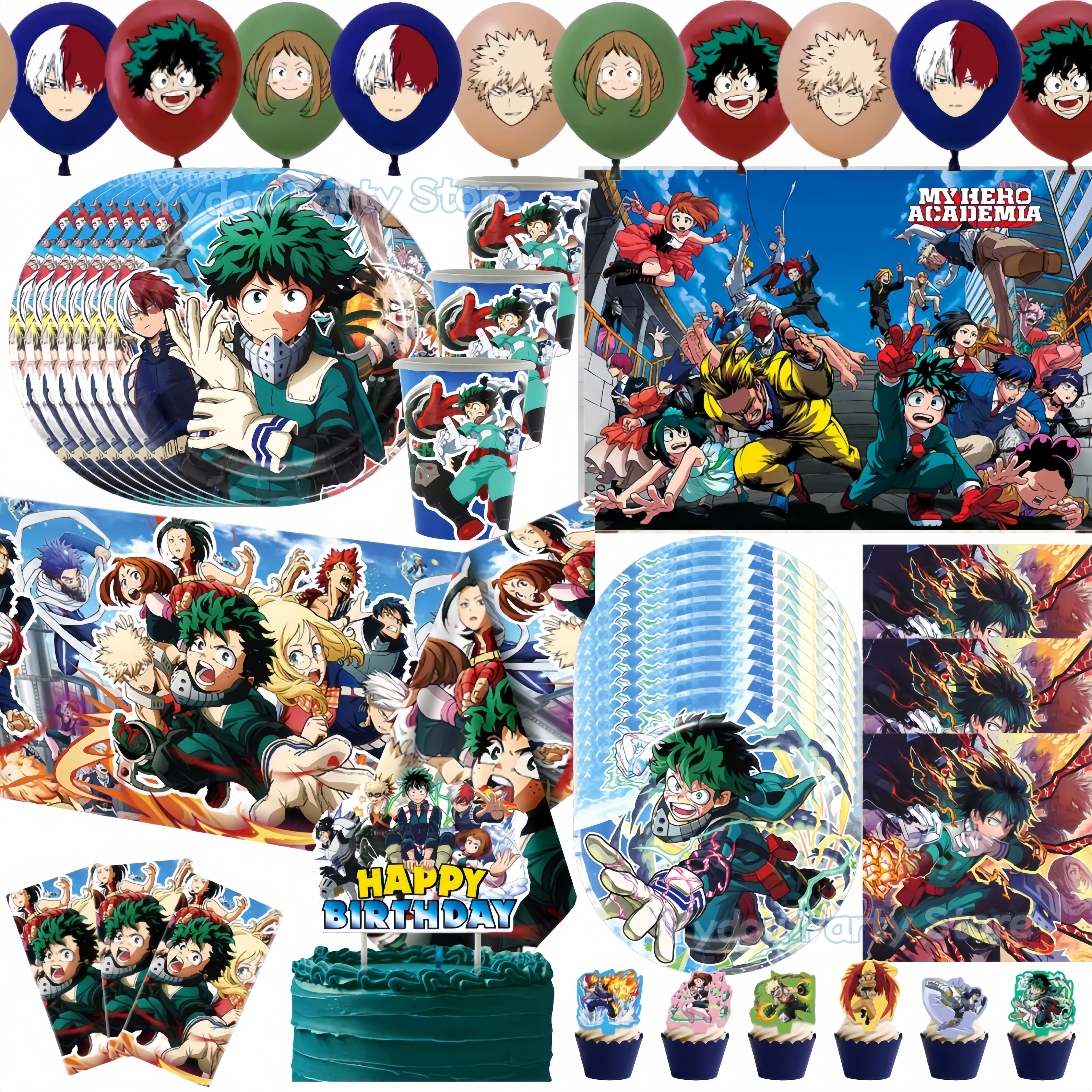 Hero Academiaed Birthday Party - Baby Clothing Sets Boy avaliação e preço