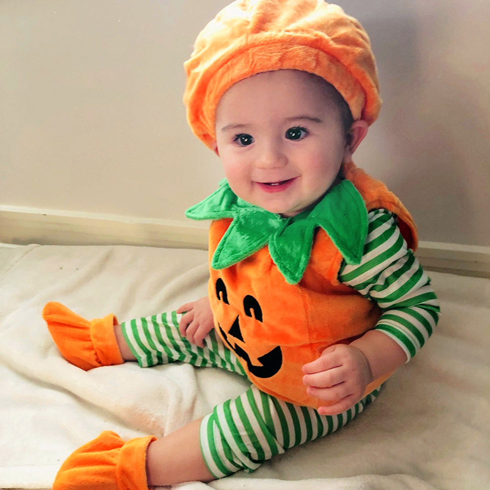 Halloween Pumpkin Costume Kids - Baby Clothing Sets Boy avaliação e preço