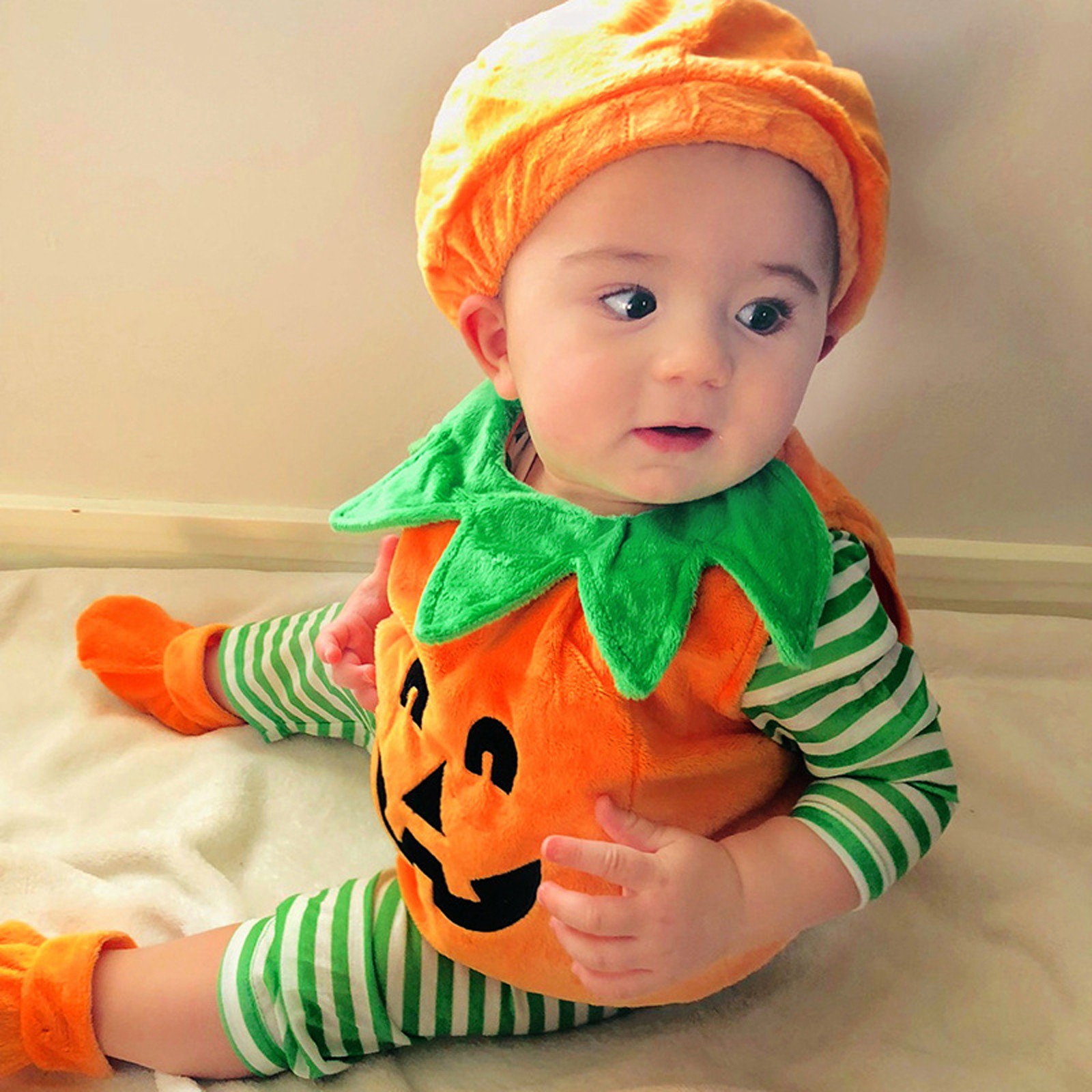 Halloween Pumpkin Costume Kids - Baby Clothing Sets Boy avaliação e preço