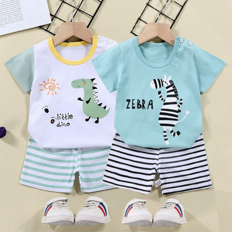 Cotton Tees+Shorts 2-piece Tra - Baby Clothing Deals avaliação e preço