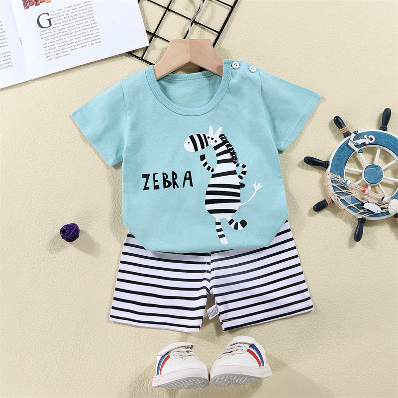 Cotton Tees+Shorts 2-piece Tra - Baby Clothing Deals avaliação e preço