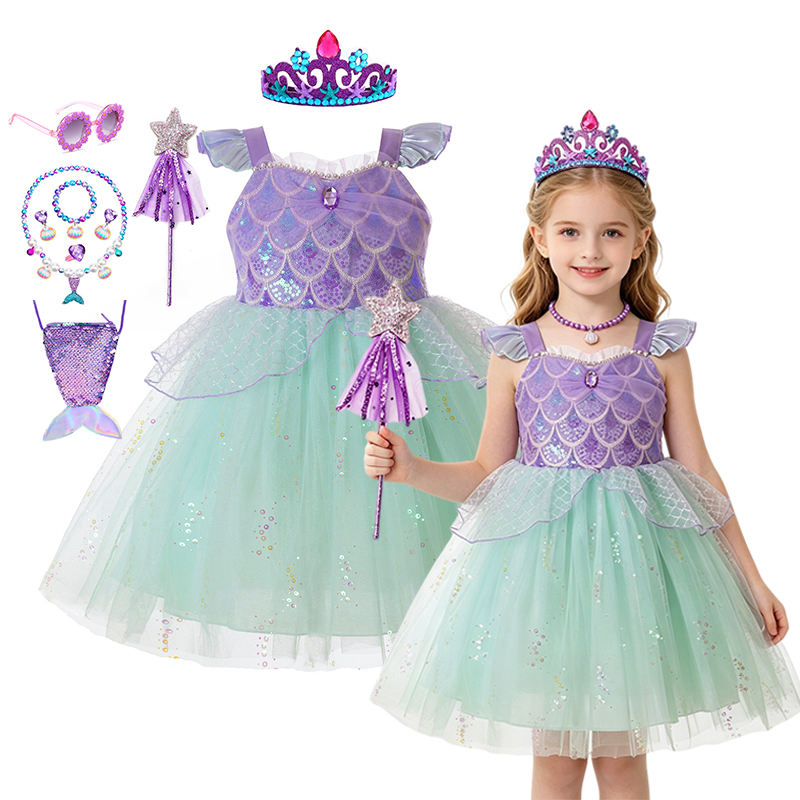 Kids Girls Mermaid Inspired Co - Baby Tutu Skirt avaliação e preço