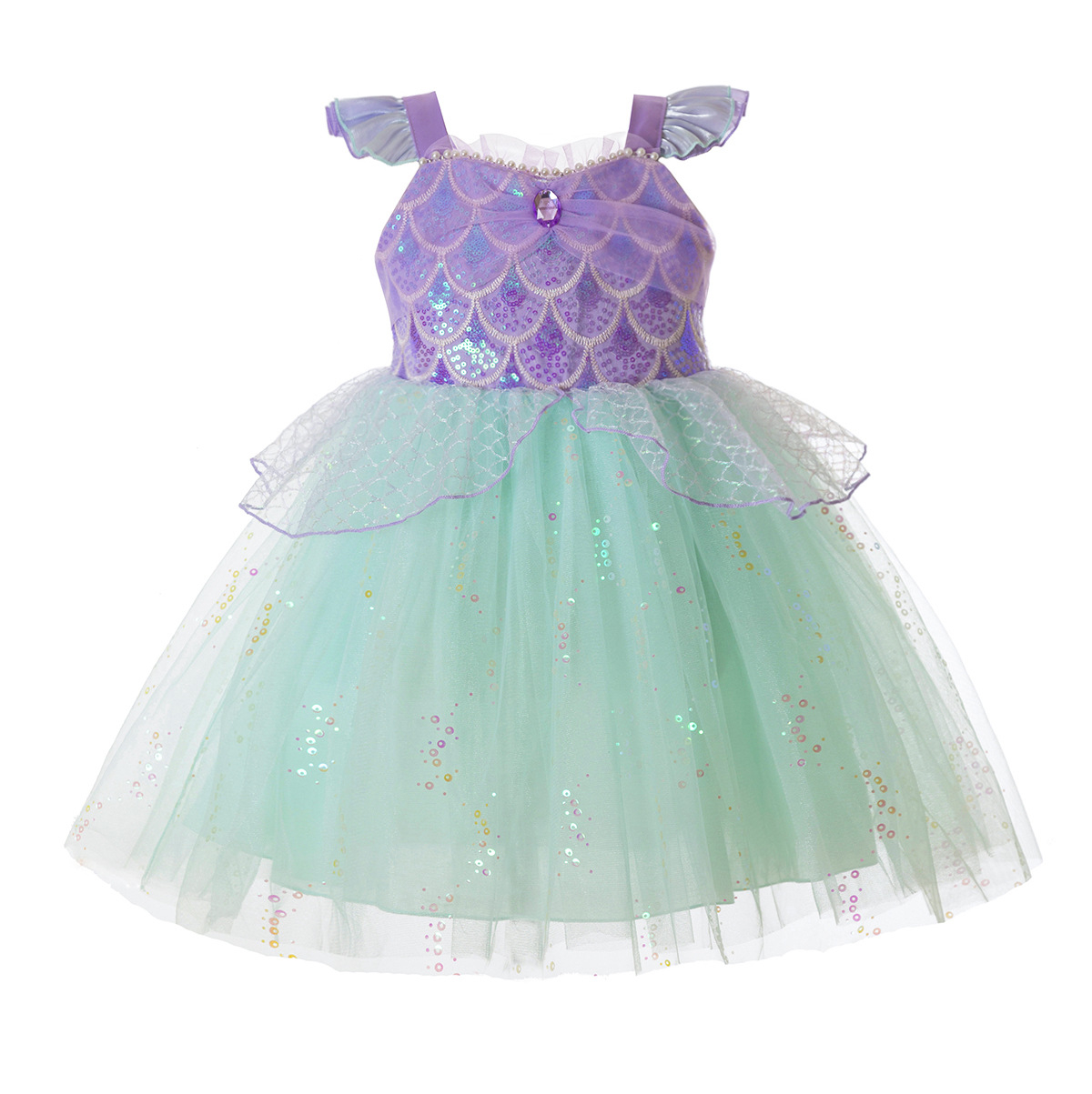 Kids Girls Mermaid Inspired Co - Baby Tutu Skirt avaliação e preço