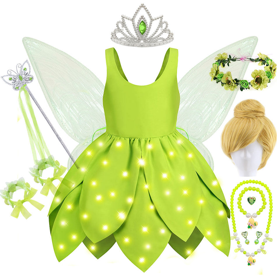 Baby Girl Tinker Bell Fairy Dr - Baby Clothing For Girls avaliação e preço