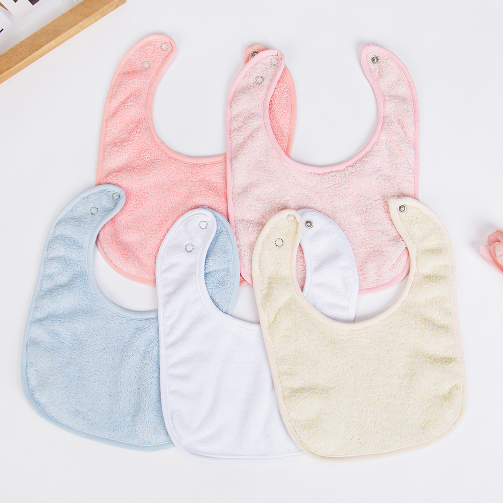 Solid Terry Towel Baby Bibs Sw - Baby Clothing Dividers avaliação e preço