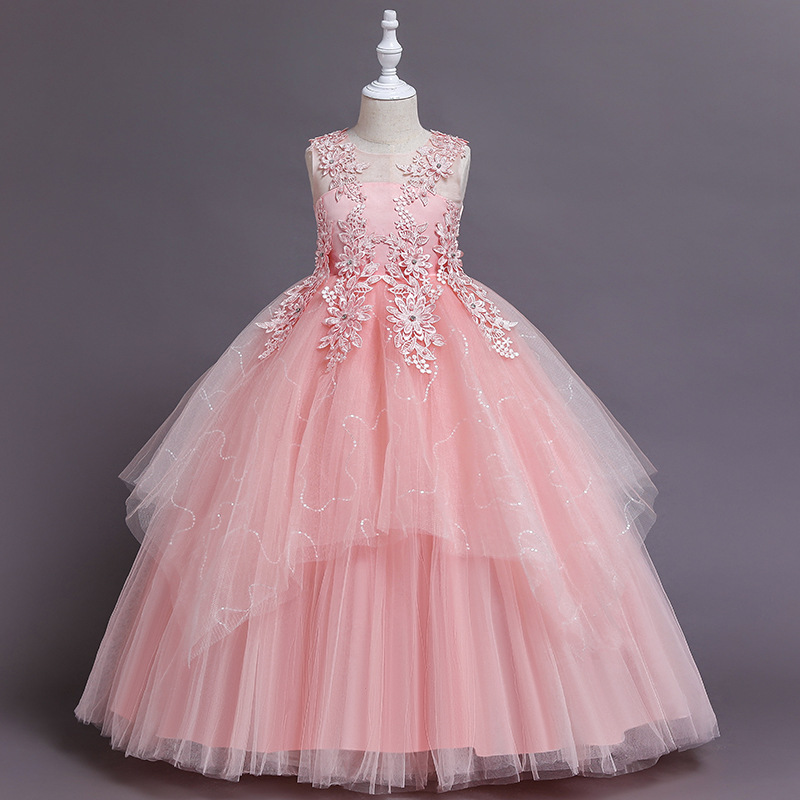 Girls' Bridesmaid Wedding Dres - Baby Clothing For Girls avaliação e preço
