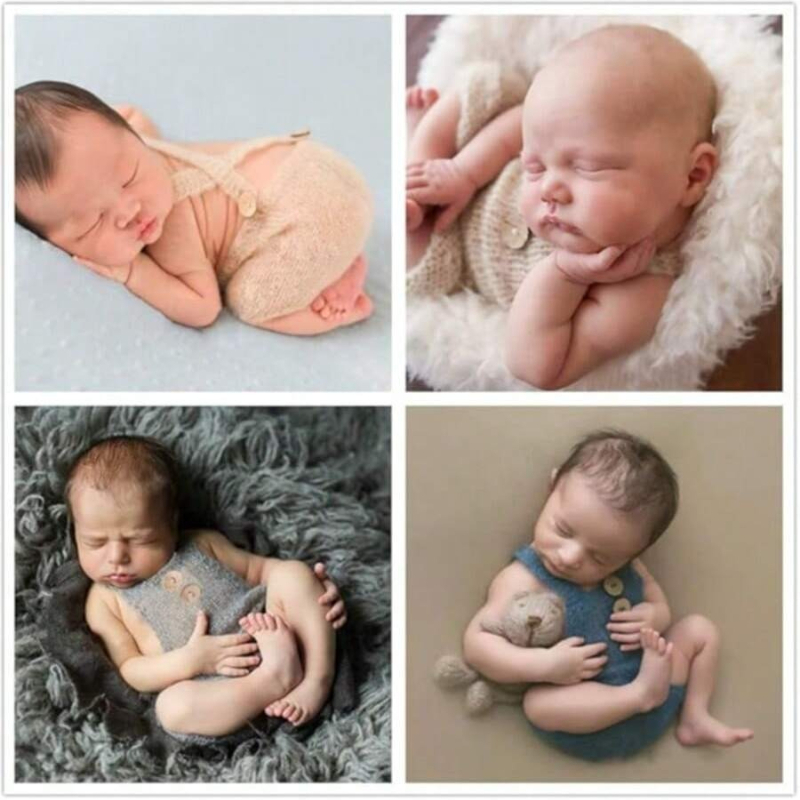 Newborn Photography Props Soft - Baby Clothing Sets Boy avaliação e preço