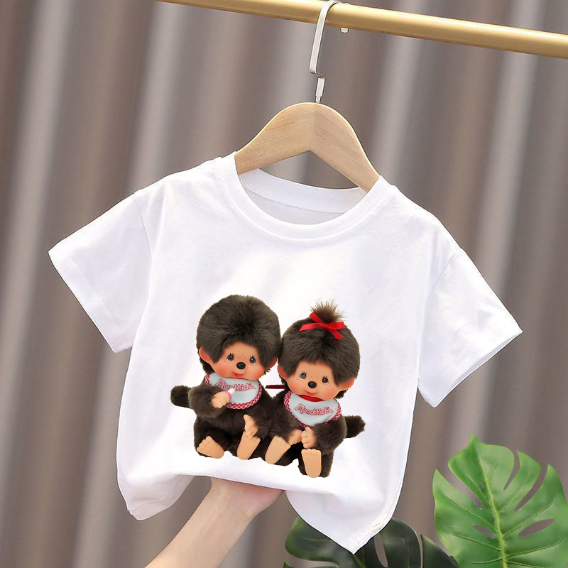 Monchhichi Kids T-shirts Anime - Baby Clothing Sets Boy avaliação e preço