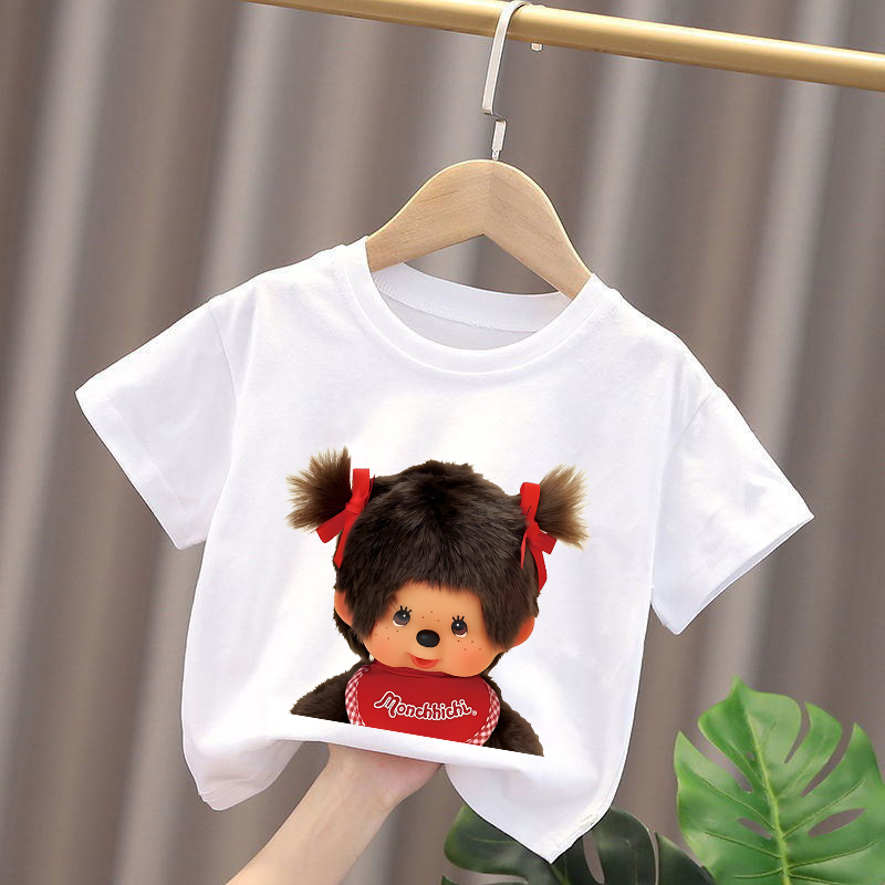 Monchhichi Kids T-shirts Anime - Baby Clothing Sets Boy avaliação e preço