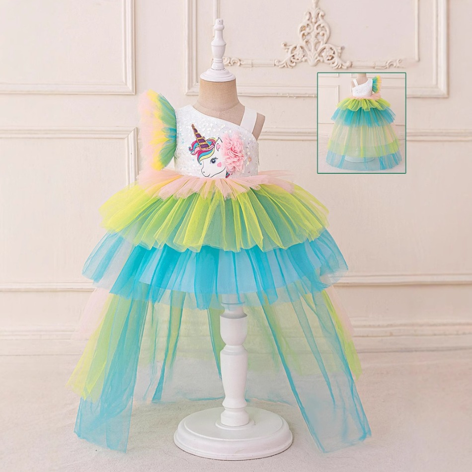 Rainbow Unicorn Baby Party Gir - Baby Clothing For Girls avaliação e preço