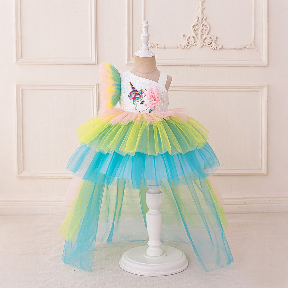 Rainbow Unicorn Baby Party Gir - Baby Clothing For Girls avaliação e preço