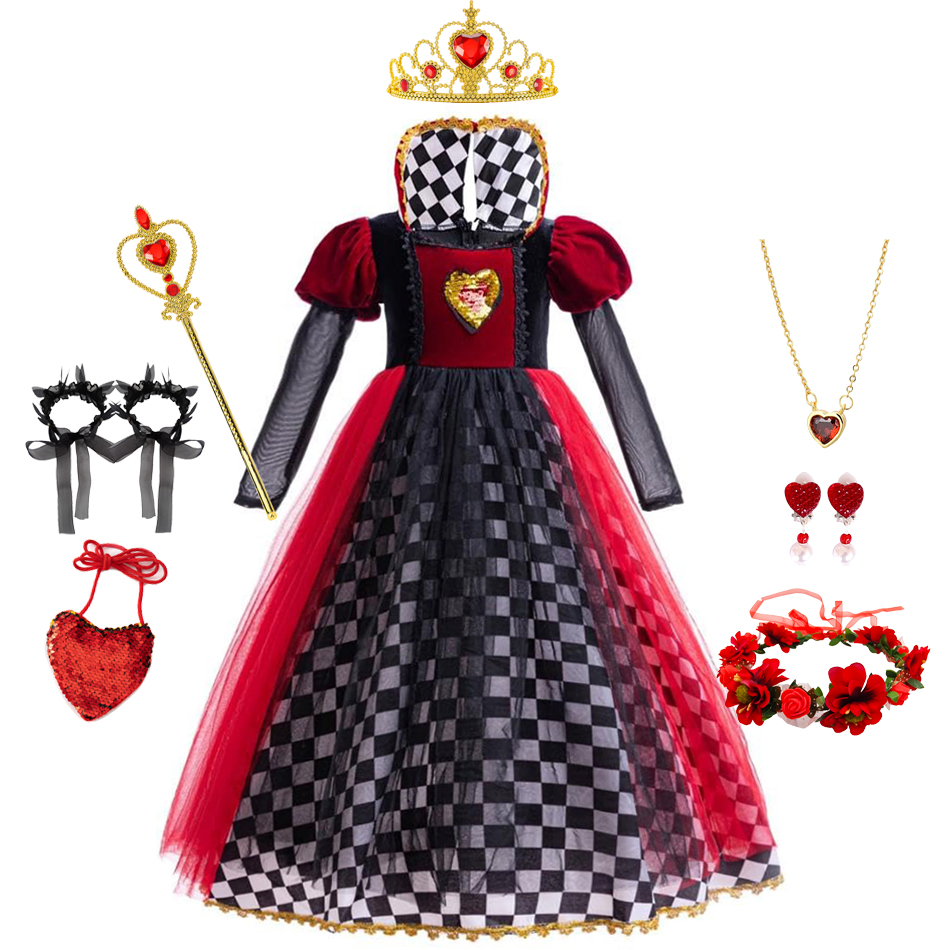 Girls Queen of Hearts Cosplay  - Baby Tutu Skirt avaliação e preço