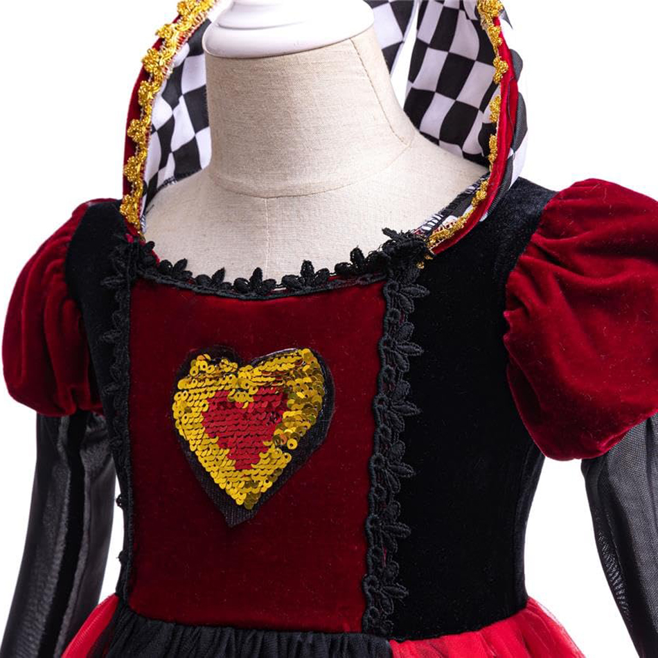 Girls Queen of Hearts Cosplay  - Baby Tutu Skirt avaliação e preço