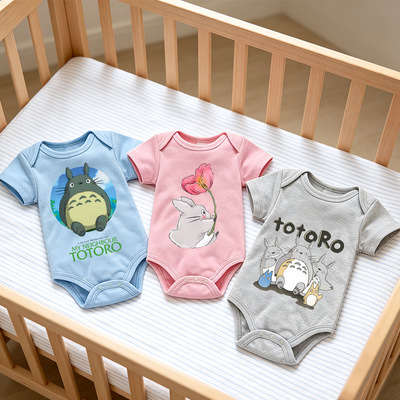 Totoro Baby Bodysuits Clothes  - Baby Clothing Gender Neutral avaliação e preço