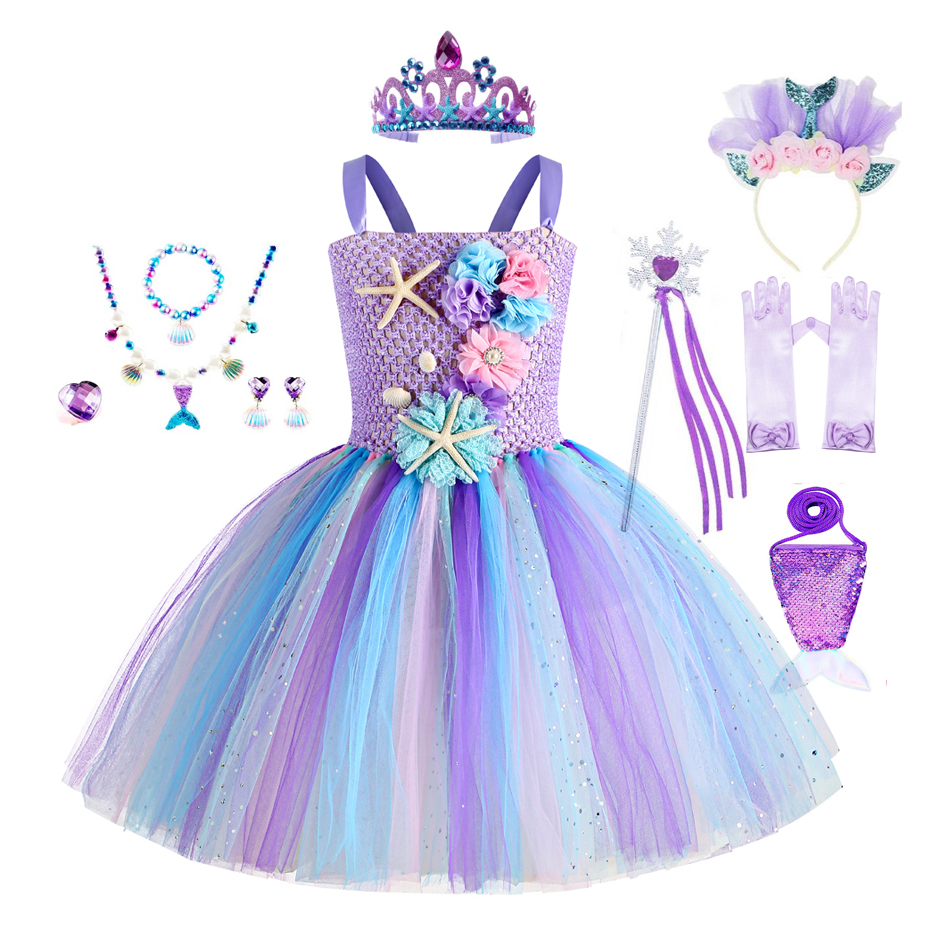 Girls Mermaid Tutu Dress Under - Baby Tutu Skirt avaliação e preço