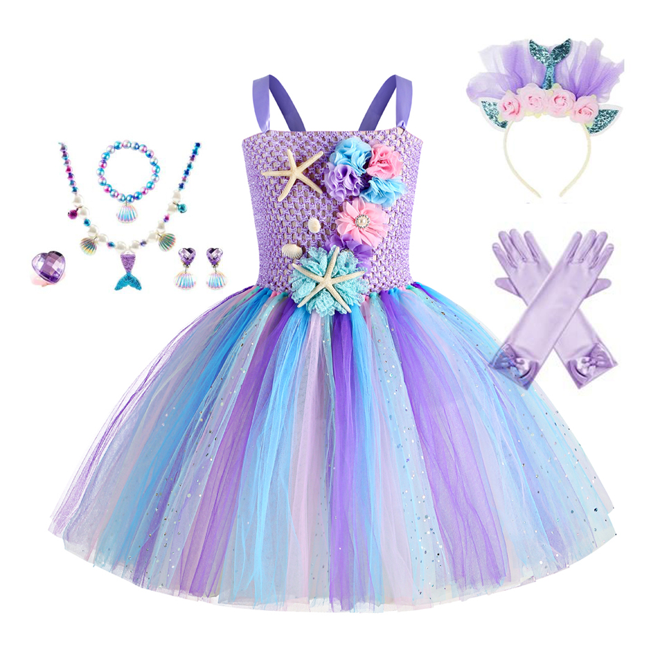Girls Mermaid Tutu Dress Under - Baby Tutu Skirt avaliação e preço