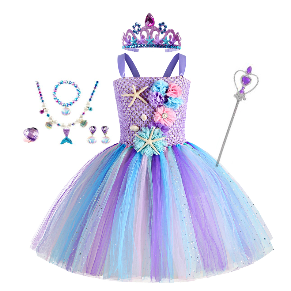 Girls Mermaid Tutu Dress Under - Baby Tutu Skirt avaliação e preço