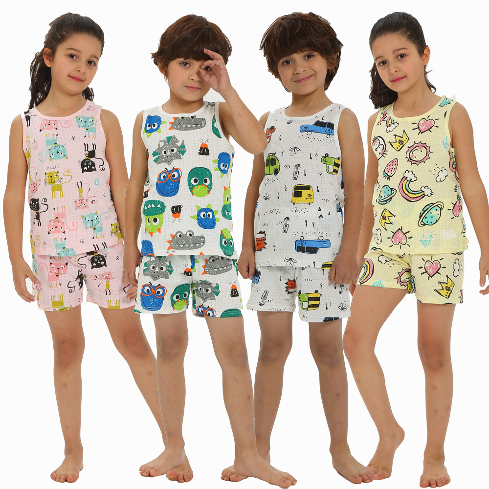 1 to 9 Years Summer Boys Pajam - Baby Clothing Deals avaliação e preço
