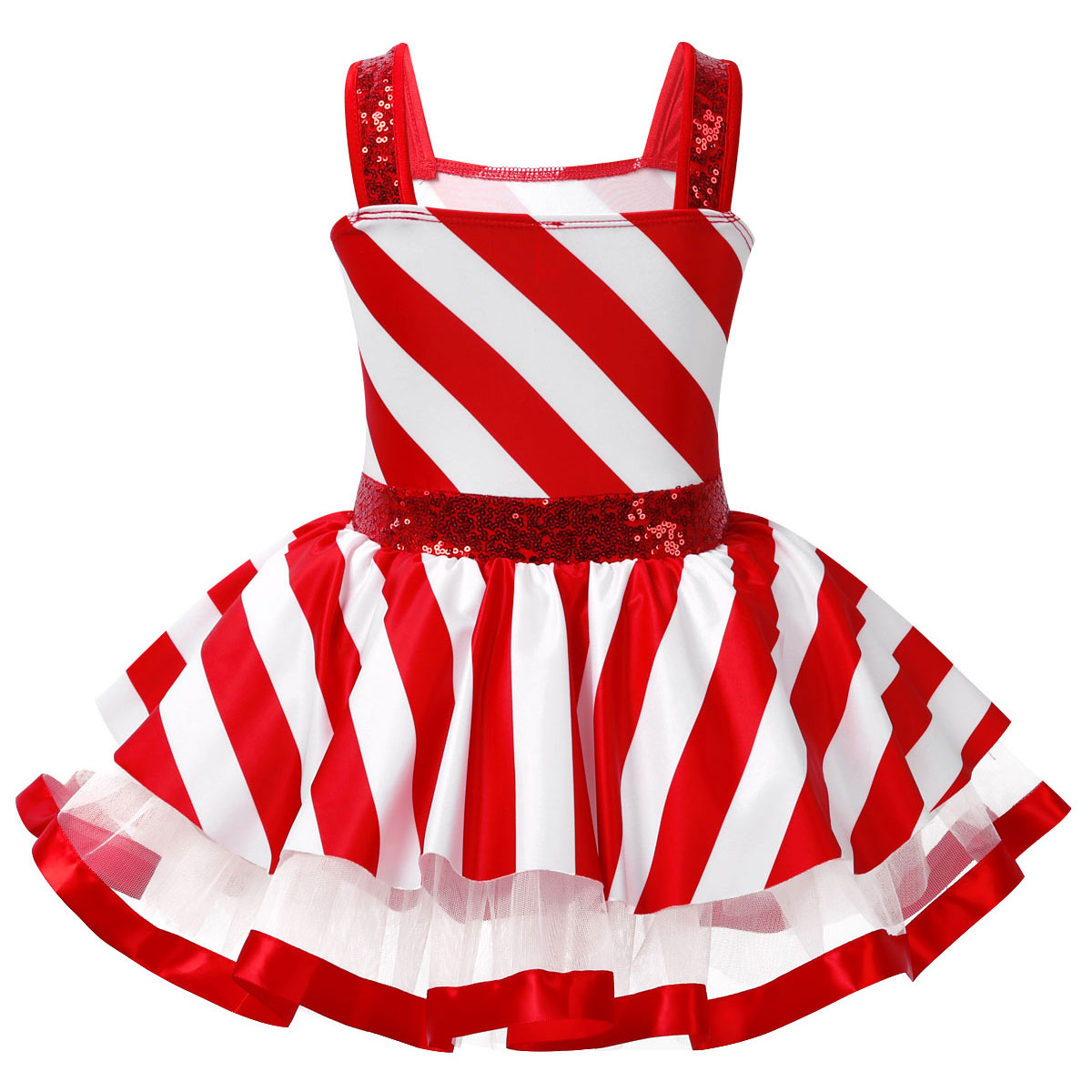 Girls Christmas Candy Cane Cos - Baby Tutu Skirt avaliação e preço