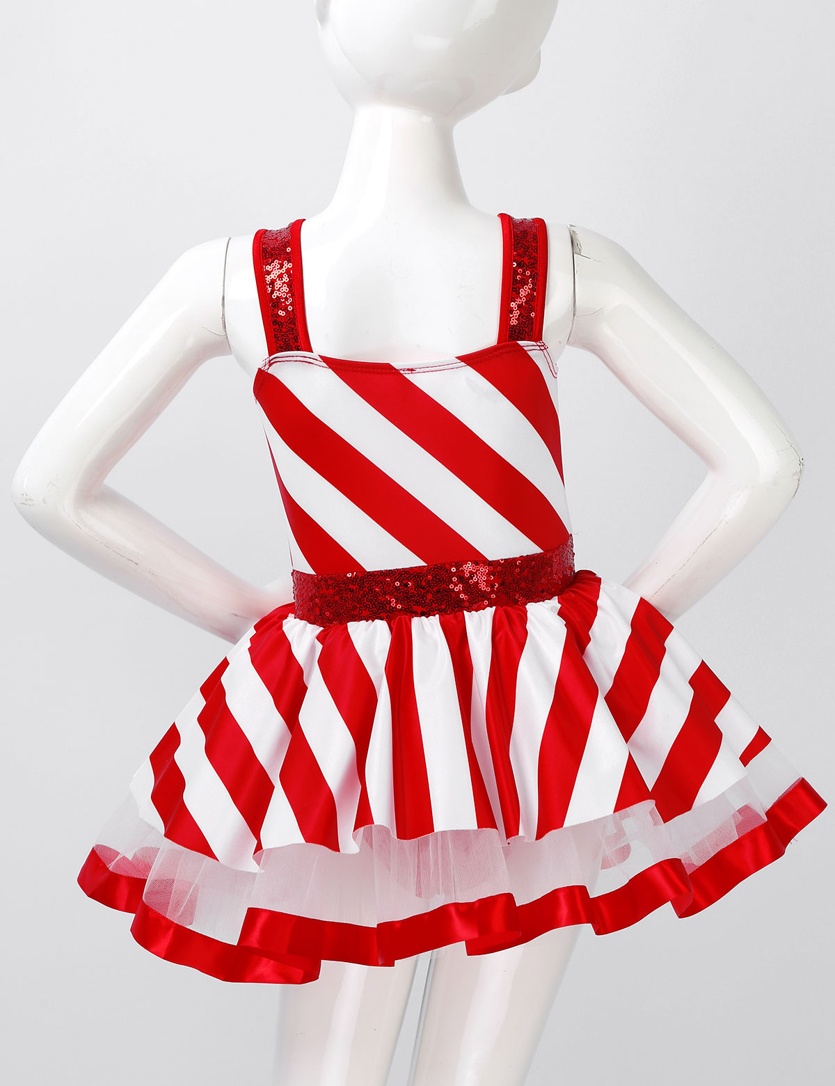 Girls Christmas Candy Cane Cos - Baby Tutu Skirt avaliação e preço