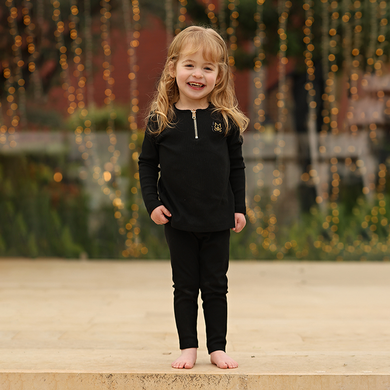 Summer black ribbed family mat - Baby Clothing Deals avaliação e preço