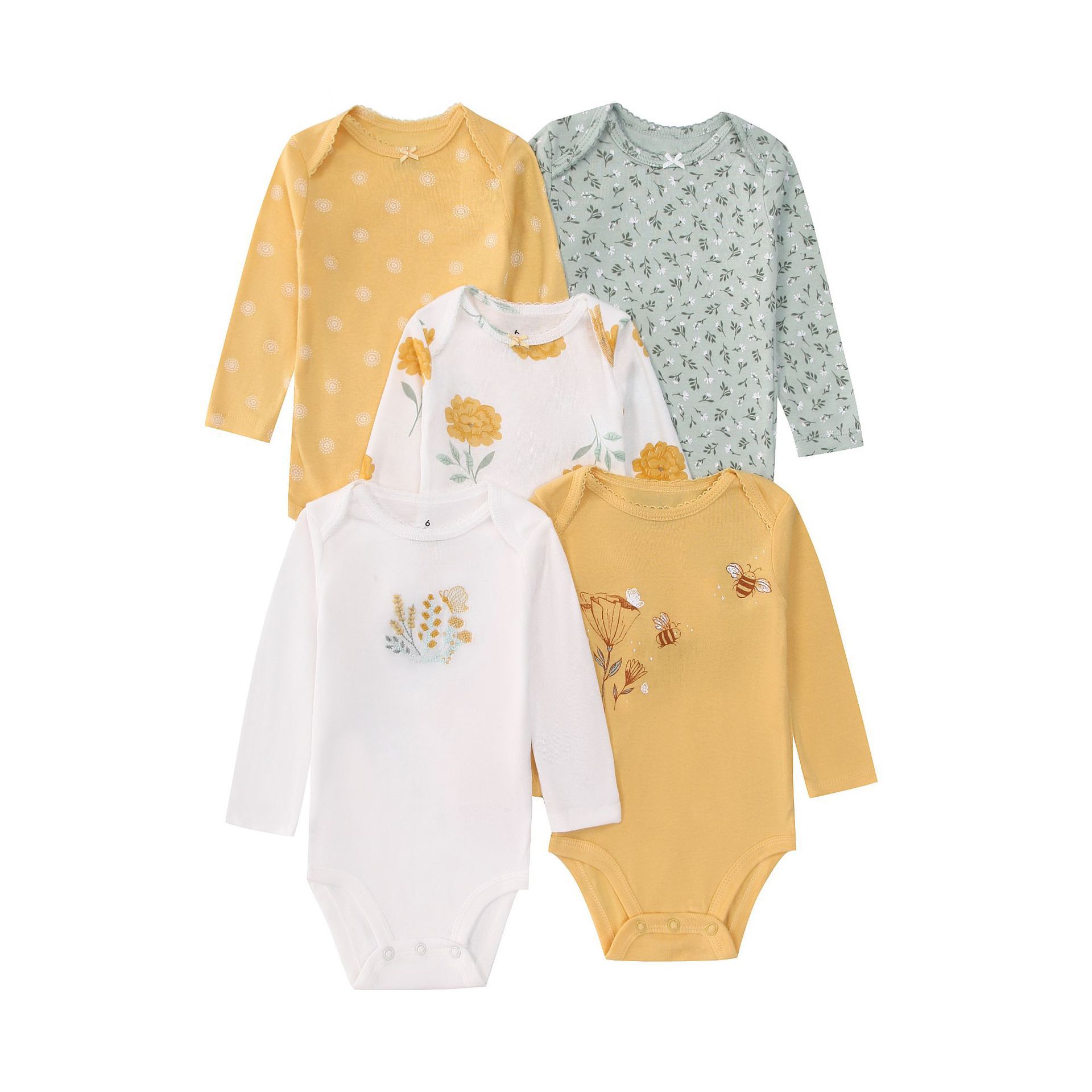 5PCS Newborn Infant Baby Bodys - Baby Clothing Gender Neutral avaliação e preço
