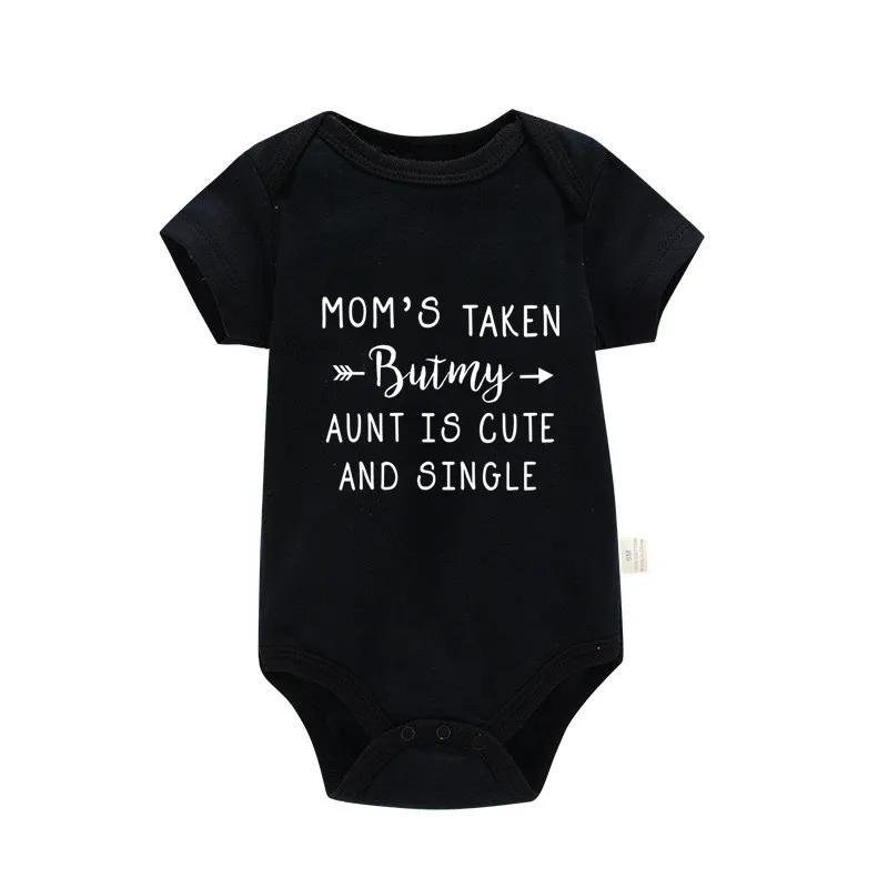 My Aunt Is Cute and Single Fun - Baby Clothing Gender Neutral avaliação e preço
