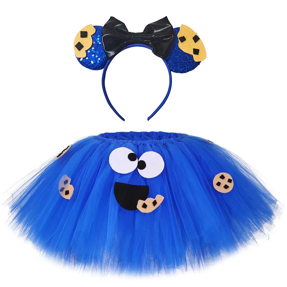 2-14 YearsCookie Monster Tutu  - Baby Tutu Skirt avaliação e preço