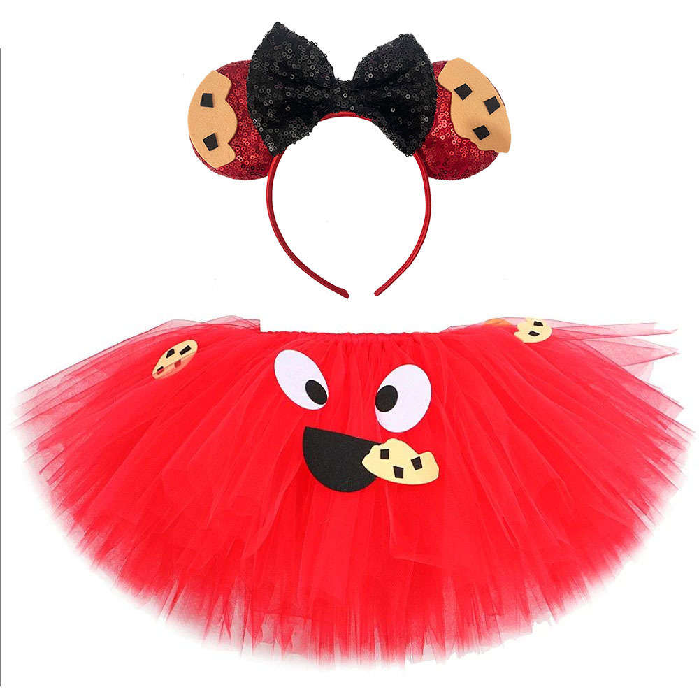 2-14 YearsCookie Monster Tutu  - Baby Tutu Skirt avaliação e preço